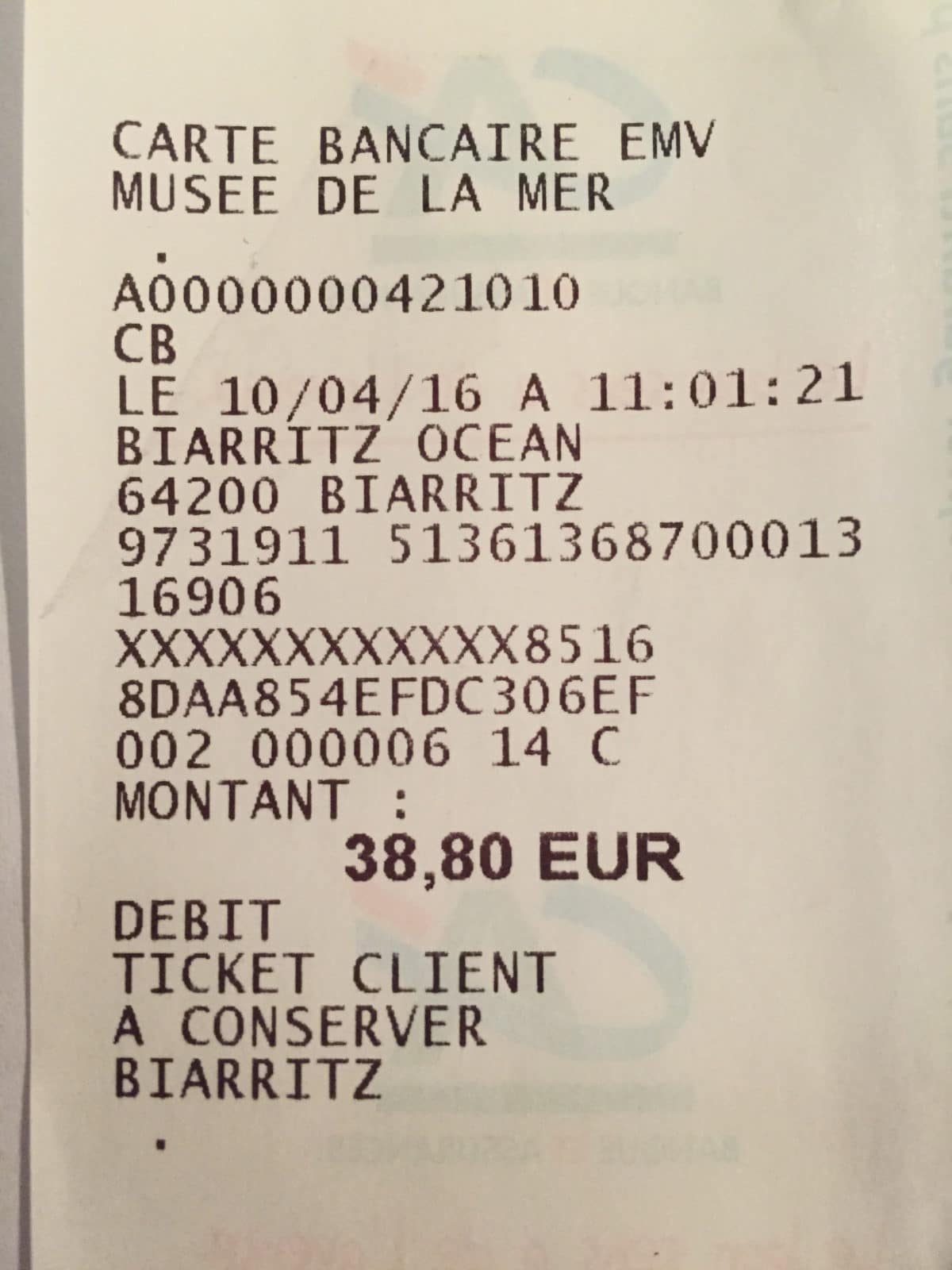 Savoir Ce Qu Il Y A Sur Un Ticket Carte Bancaire De TPE